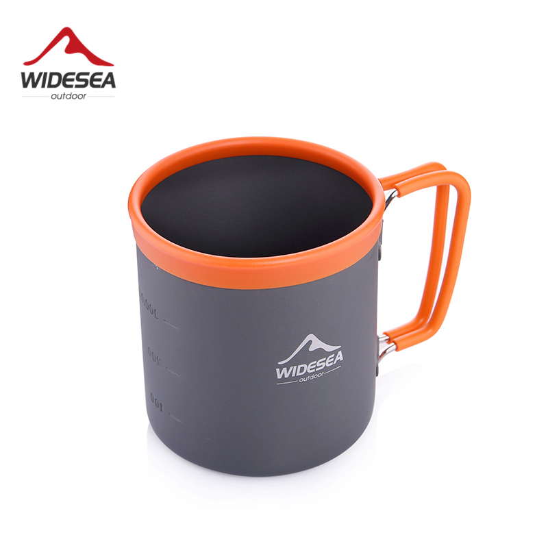 Camping Cooking And Drinking - 幅の広いキャンプアルミカップ屋外マグ金の食器ピクニック調理器具観光コーヒードリンクトレッキングハイキング