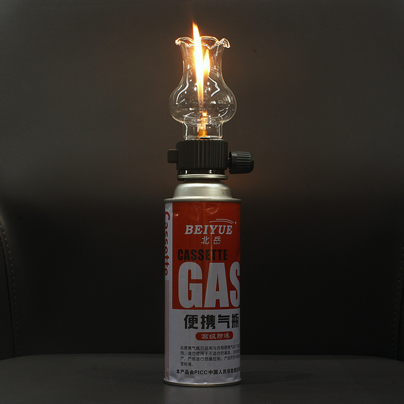Camping Cooking Hob - カードストーブ ガスシリンダー ヘッドライト クリエイティブガスランプヘッド アウトドアキャンプセット 新製品