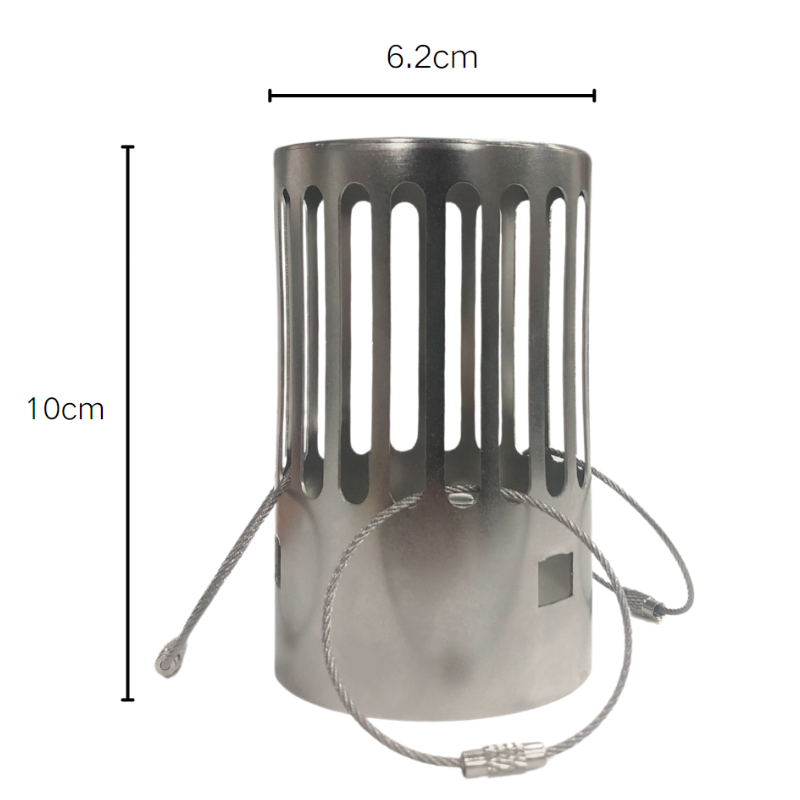 Camping Cooking Wood Stove - キャンプ用薪ストーブ煙突キャップ 62mm ステンレススチール製火花防止装置 雨よけ付き 耐熱ストーブパイプカバー テント用