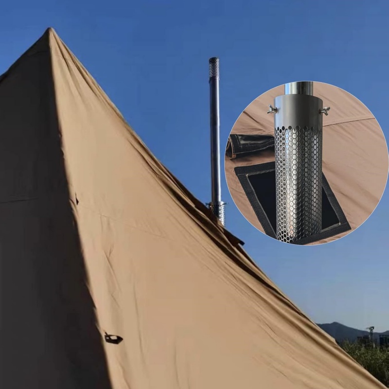 キャンプストーブパイプステンレス鋼煙突チューブ屋外テント用薪 - Camping Cooking Wood Stove のレビューと価格