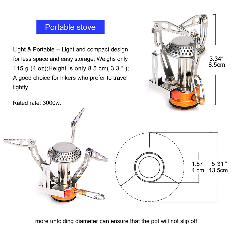 Widesea ワンピースガスストーブ 3500W アルミニ - Camping Cooking Plate のレビューと価格