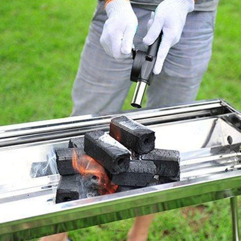BBQファン送風機、速燃スターター、ポータブル手動クランク、 - Camping Hiking Cooking のレビューと価格
