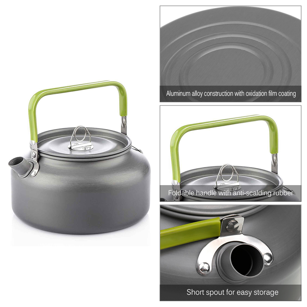 ポータブル屋外ウォーターケトルウォーターポットティーポットコ - Camping Cooking Accessories のレビューと価格