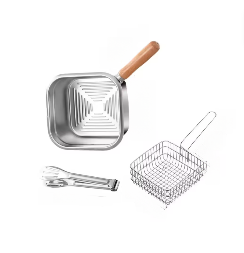 1 セット 316 ステンレス鋼角型フライパン、取り外し可能 - Camping Cooking Set Detachable Handle のレビューと価格