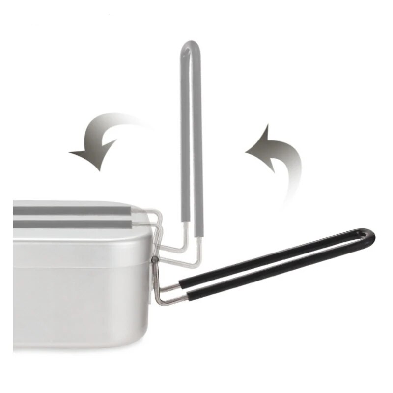 800/1400 ミリリットルアルミ弁当箱旅行キャンプ食器メ - Camping Outdoor Cooking Table のレビューと価格