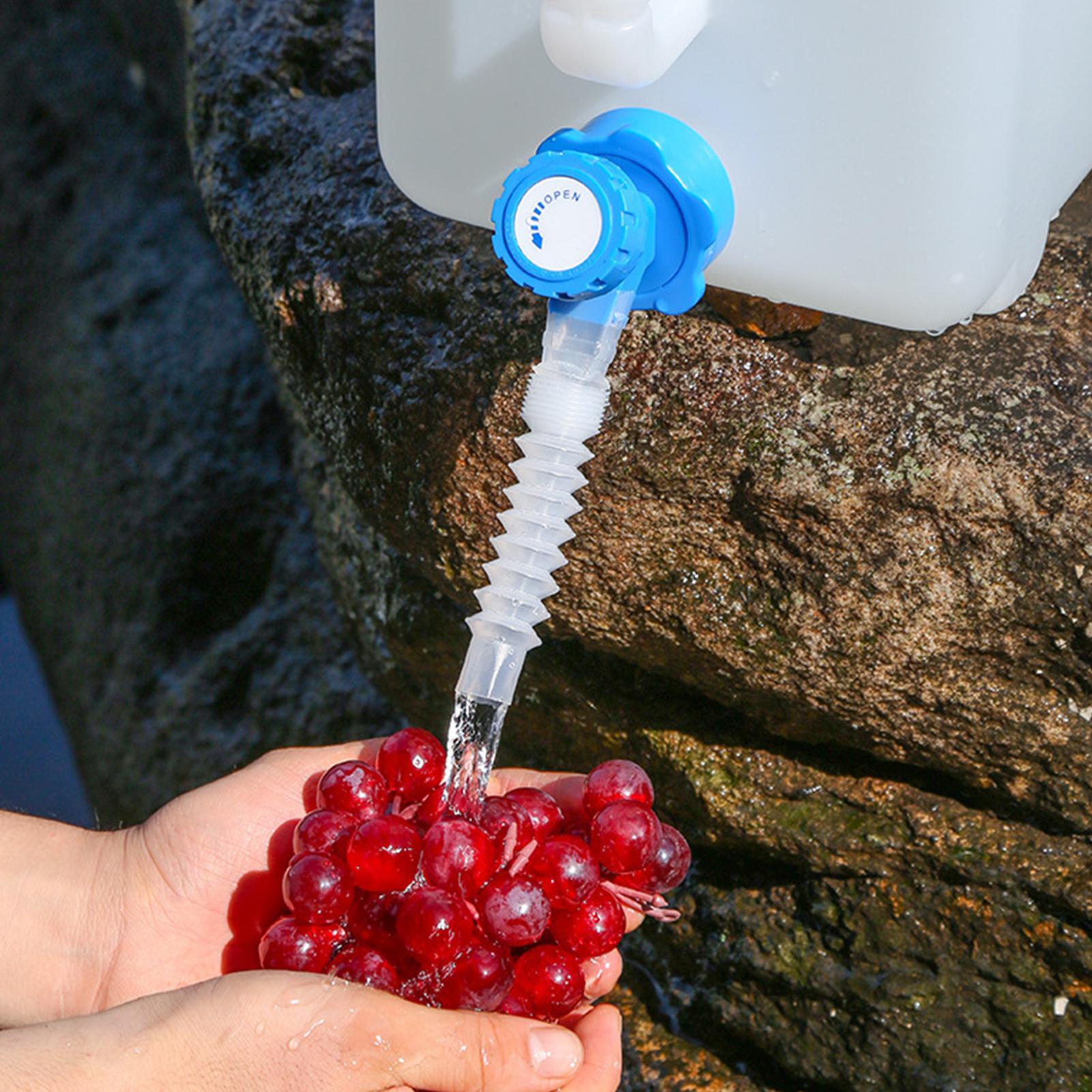 15L 飲料水バケツ蛇口付きポータブル飲料水タンク収納キャリ - Camping Cooking And Drinking のレビューと価格