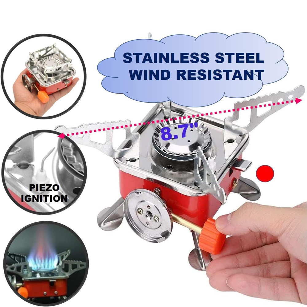 ポータブルバーナー キャンプ 折りたたみ式 防風 アウトドア - Camping Cooking Wood Stove のレビューと価格