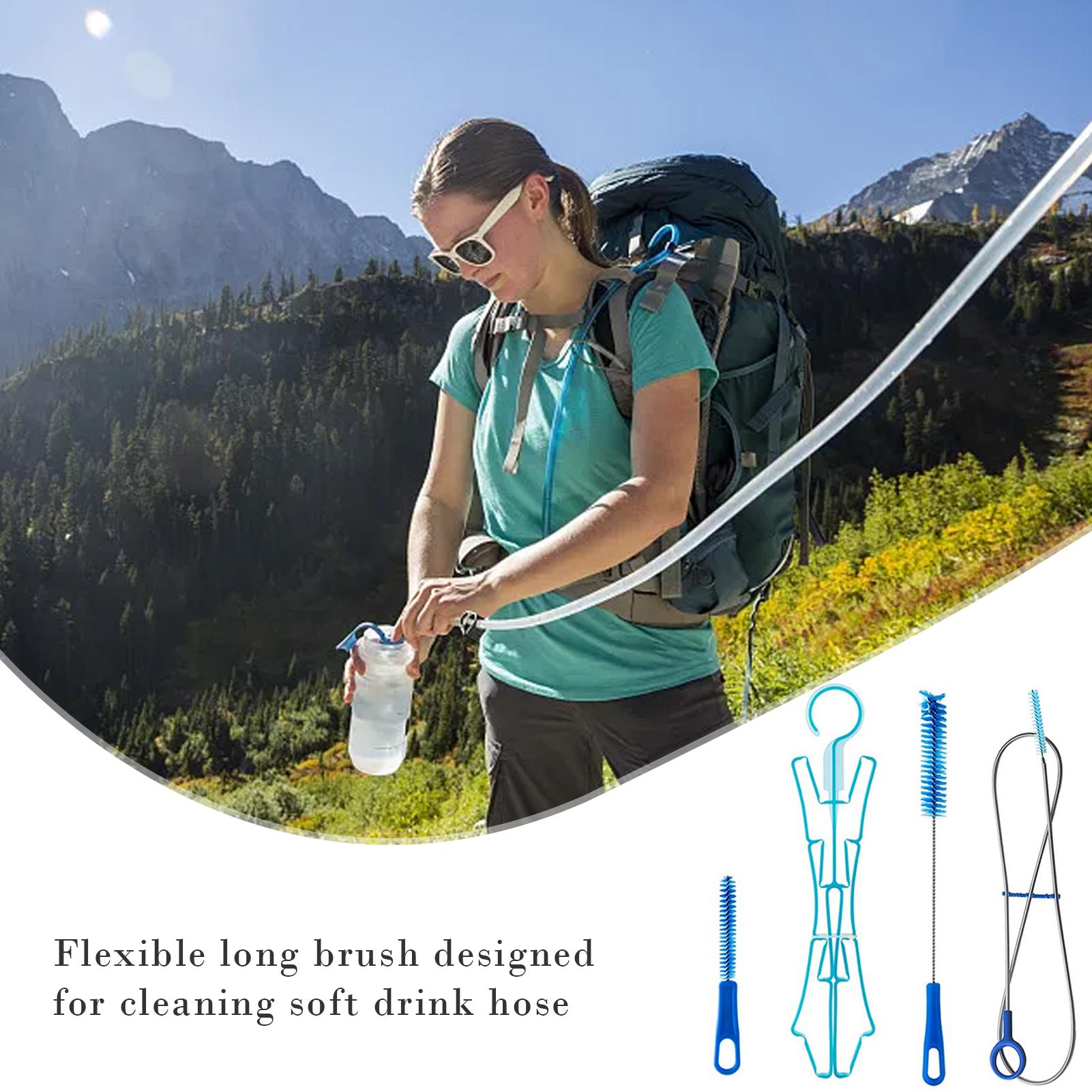 水袋洗浄ブラシキット プラスチック製 アウトドア飲料水バッグ - Camping Cooking And Drinking のレビューと価格