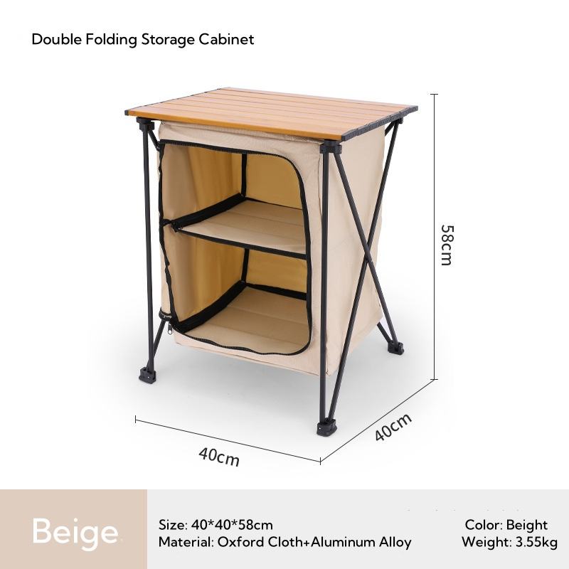 アウトドアキャンプキャビネット、パーティーピクニック用食器棚 - Camping Cooking Cupboard のレビューと価格