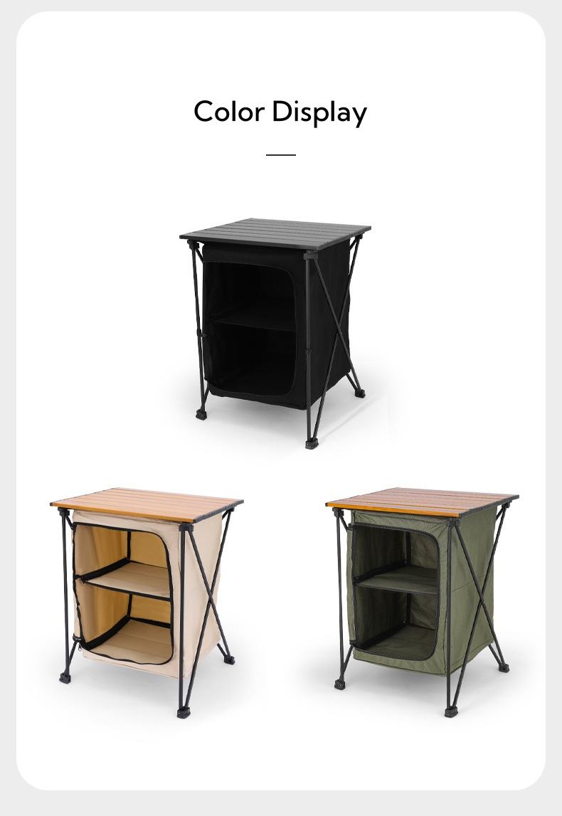 アウトドアキャンプキャビネット、パーティーピクニック用食器棚 - Camping Cooking Cupboard のレビューと価格