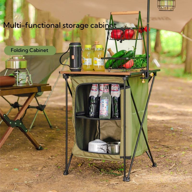 アウトドアキャンプキャビネット、パーティーピクニック用食器棚 - Camping Cooking Cupboard のレビューと価格
