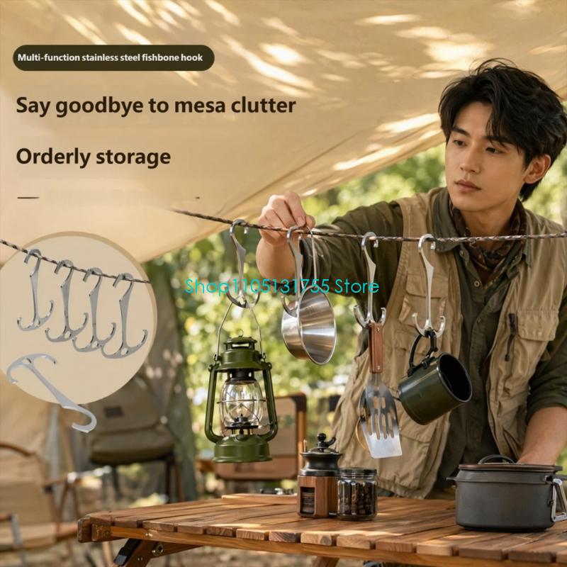 K0EF 調理エリア収納フック 袋詰めアイテム、小さな調理器 - Camping Cooking Accessories のレビューと価格