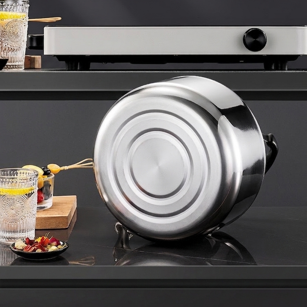 大容量ホイッスル付きティーケトル、耐久性のあるステンレス製ボ - Camping Cooking Vessel のレビューと価格