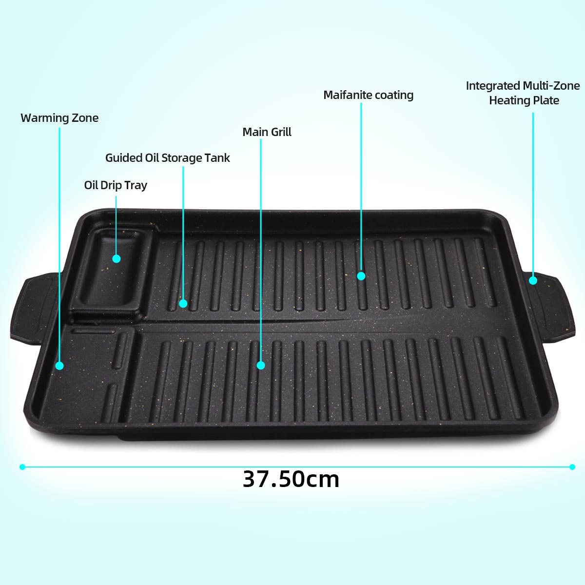 韓国風グリル肉皿 アルミチタンコーティング バーベキューパン - Camping Cooking Cupboard のレビューと価格