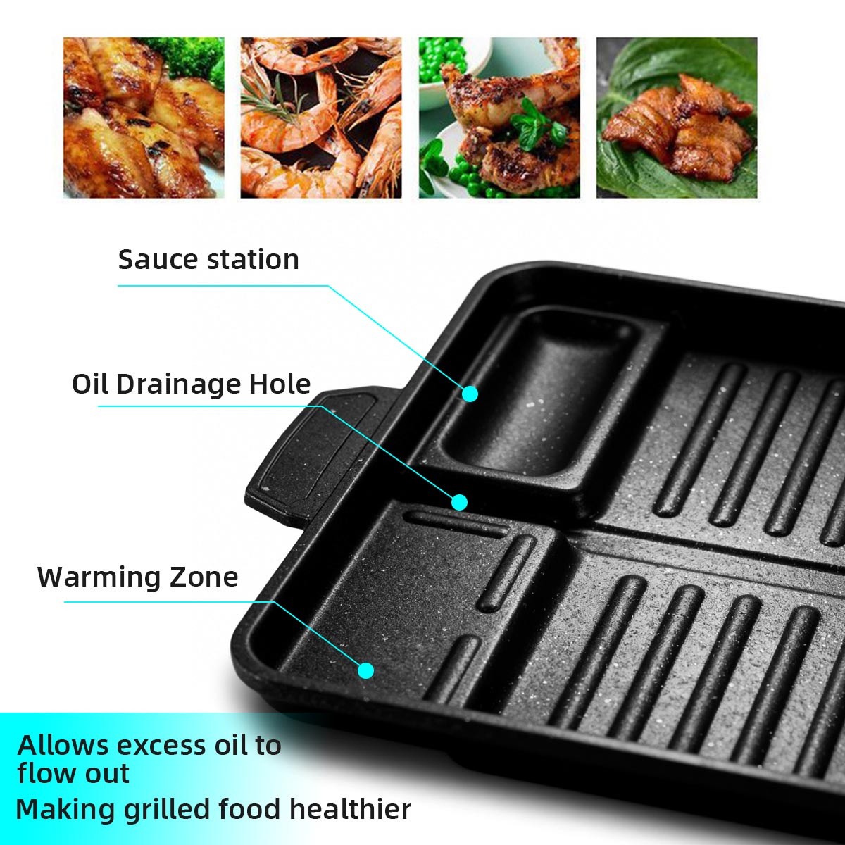 韓国風グリル肉皿 アルミチタンコーティング バーベキューパン - Camping Cooking Cupboard のレビューと価格