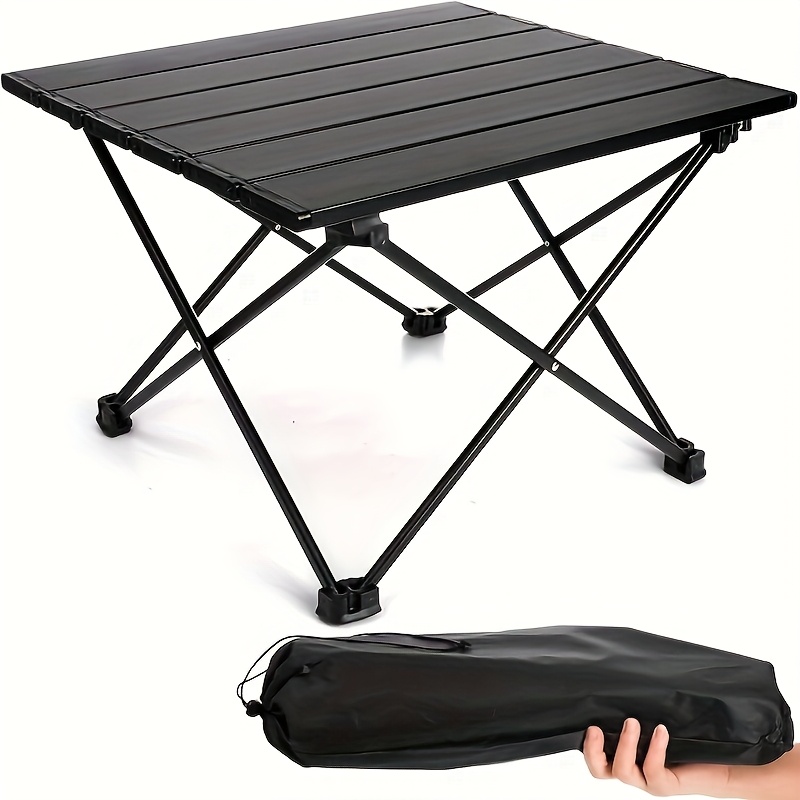 ポータブル折りたたみ式キャンプサイドテーブル、多機能ビーチピ - Camping Hiking Cooking のレビューと価格