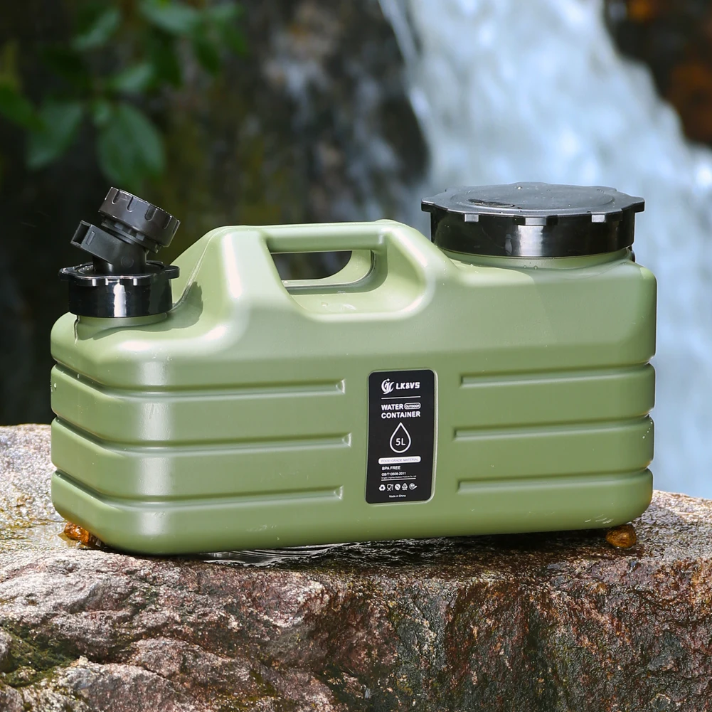 5L キャンプ用水容器 大容量屋外用ウォーターバケット ポー - Camping Cooking And Drinking のレビューと価格