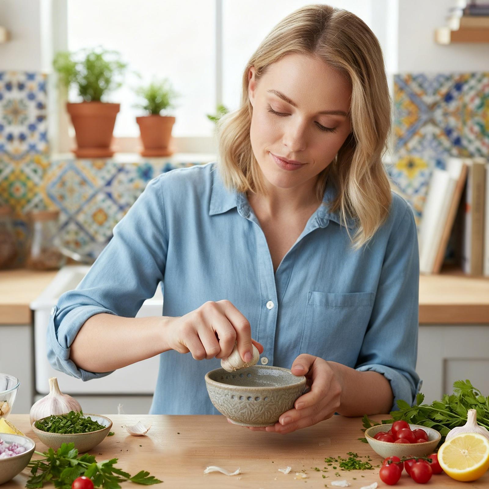 ニンニクプレートセラミックミンサーボウルブラシ付き生姜おろし - Camping Cooking Plate のレビューと価格