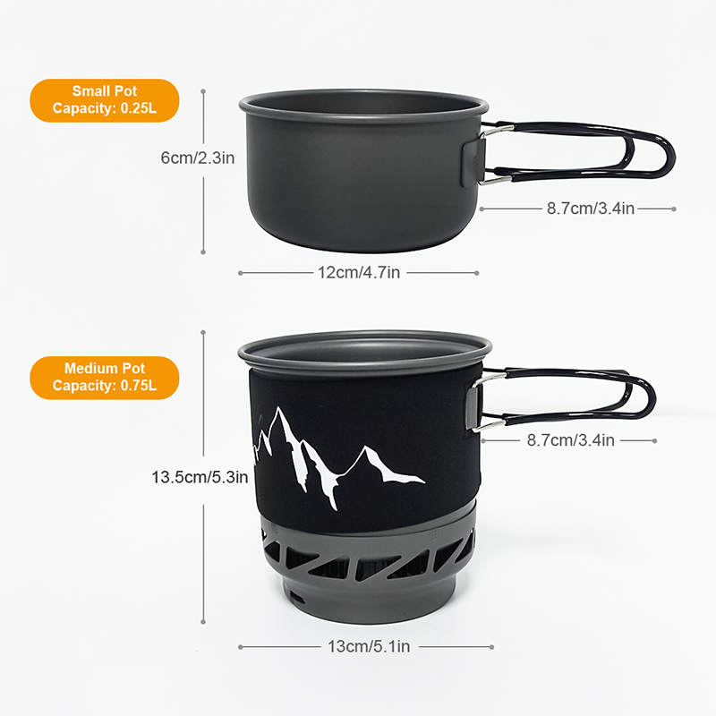 キャンプクッキングセット ストーブ ポット パン 調理器具  - Camping Cooking Cupboard のレビューと価格