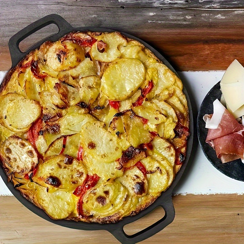 1 個鋳鉄屋外グリルパンノンスティック鉄板焼きプレートキャン - Camping Cooking Plate のレビューと価格