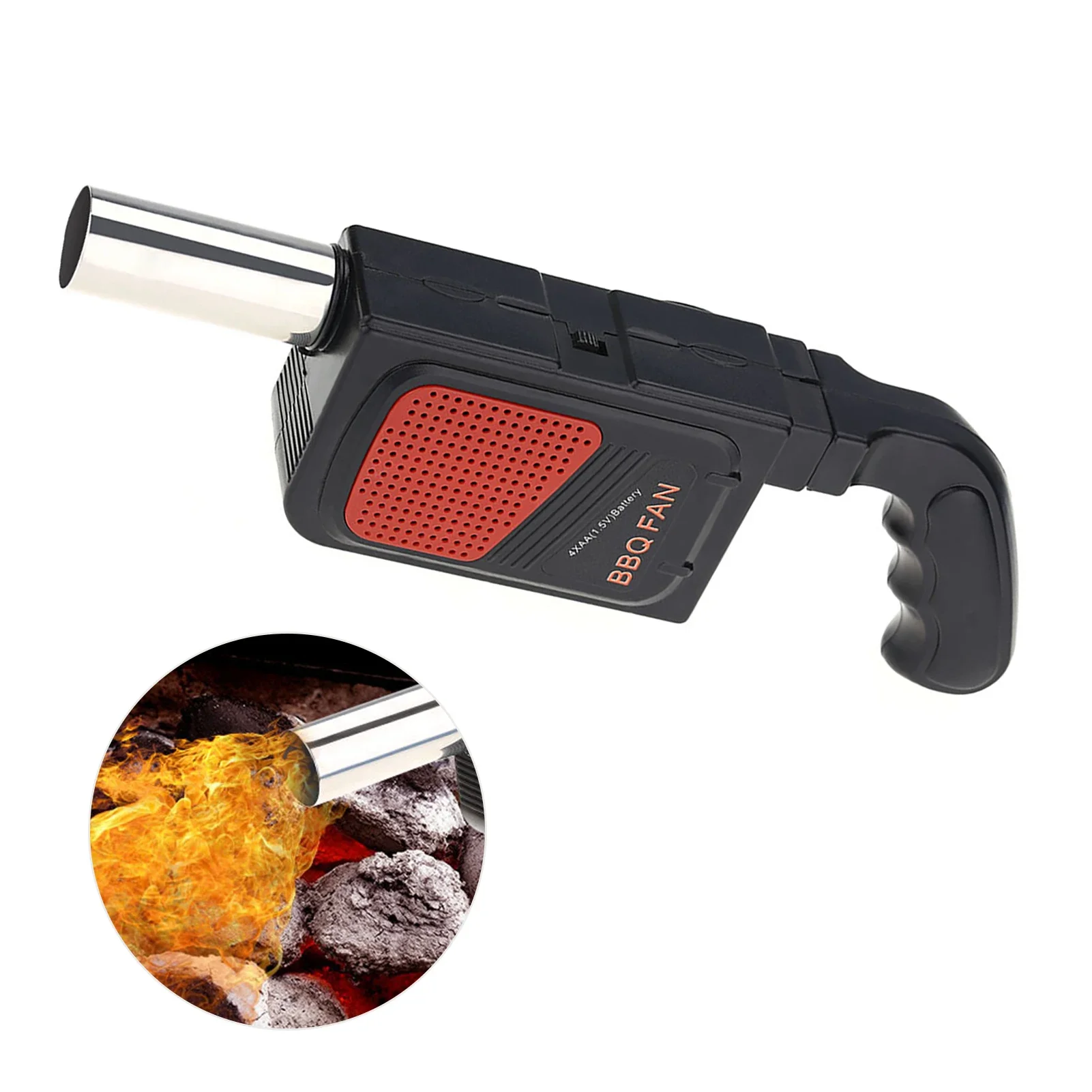 ポータブルハンドヘルド電気バーベキューファン送風機屋外キャン - Camping Hiking Cooking のレビューと価格
