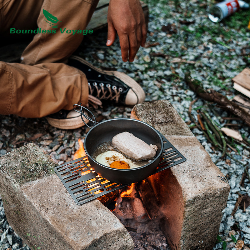 チタン製チャコールバーベキュープレート,頑丈,台所用品,バー - Camping Cooking Hob のレビューと価格